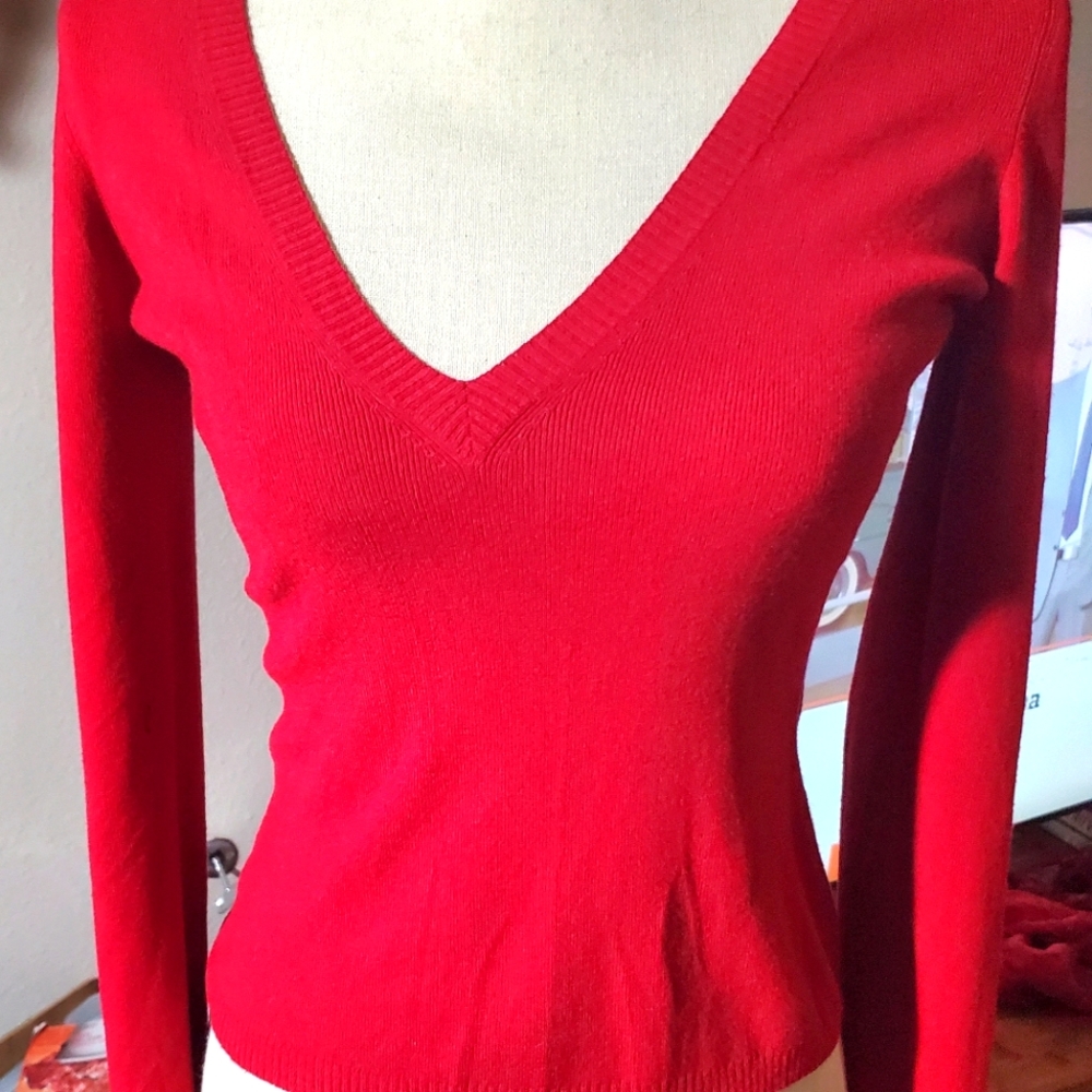 Ann Taylor Loft red sweater